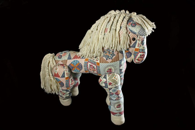 vintage stuffed horse