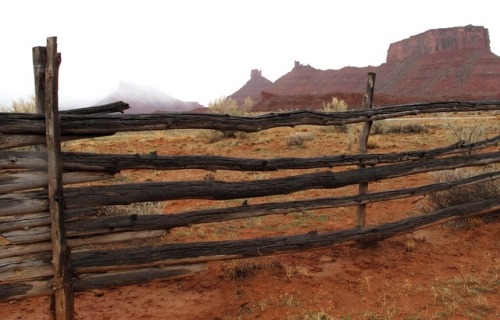 onceuponawildflower:Colorado river wooden fence