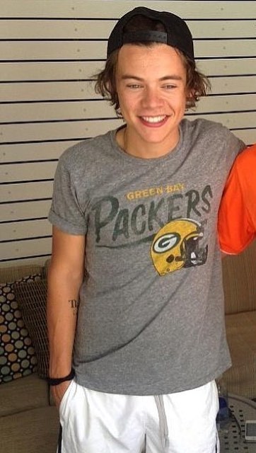 harry styles packers shirt