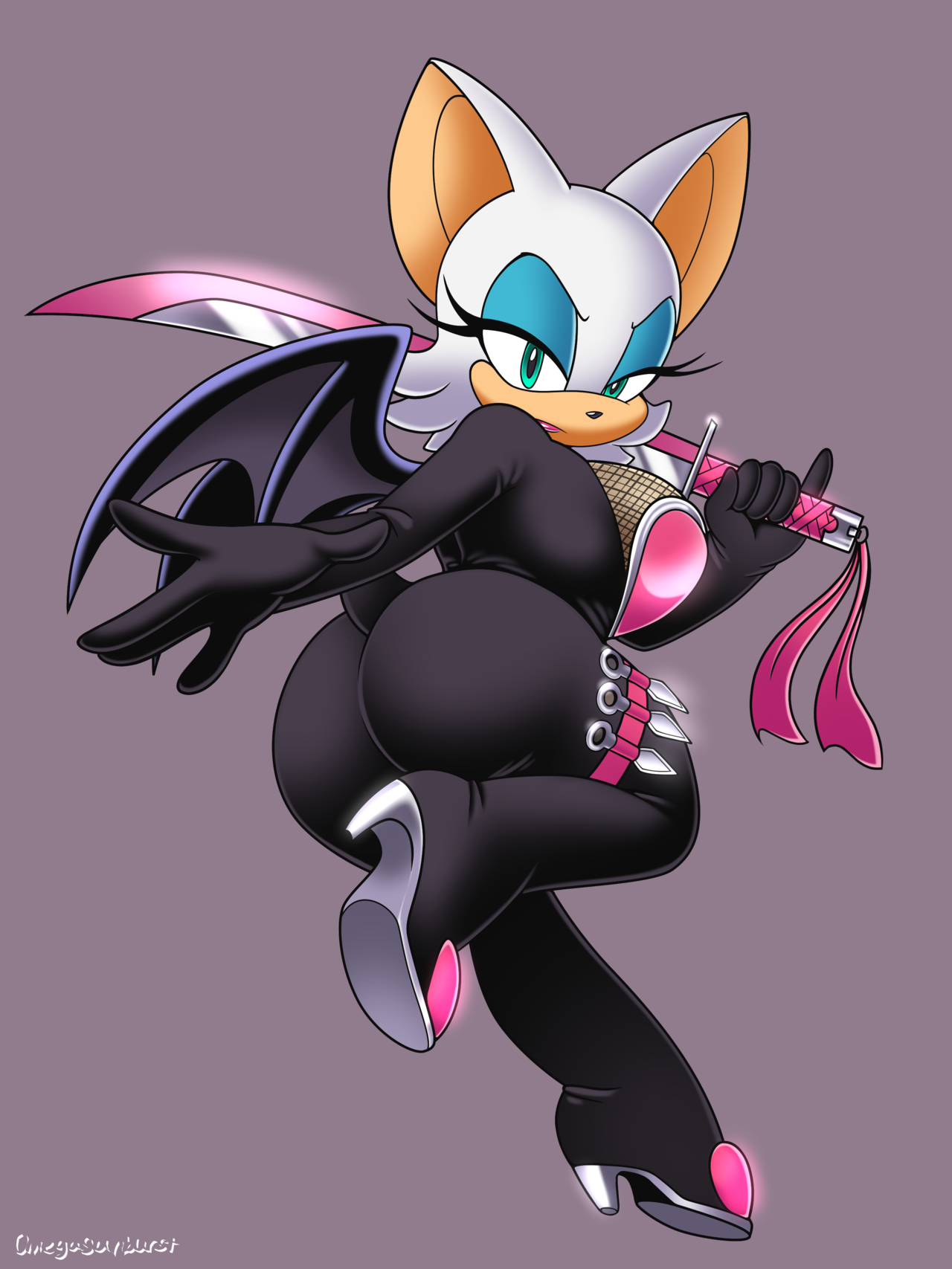 Facebook. thicc. rouge the bat. booty. 