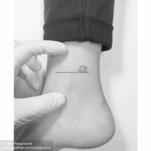 Tiny Elephant Tattoo  Elephant Simple Tattoos  Simple Tattoos  MomCanvas