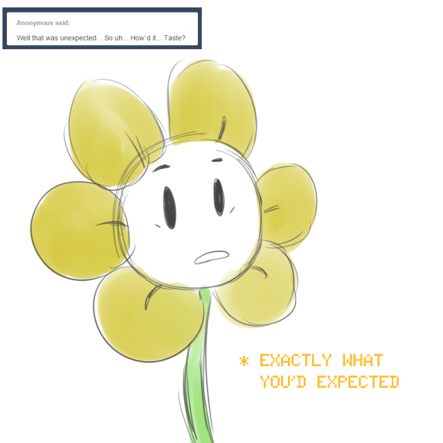 Ask Flowey — First | Previous | Next