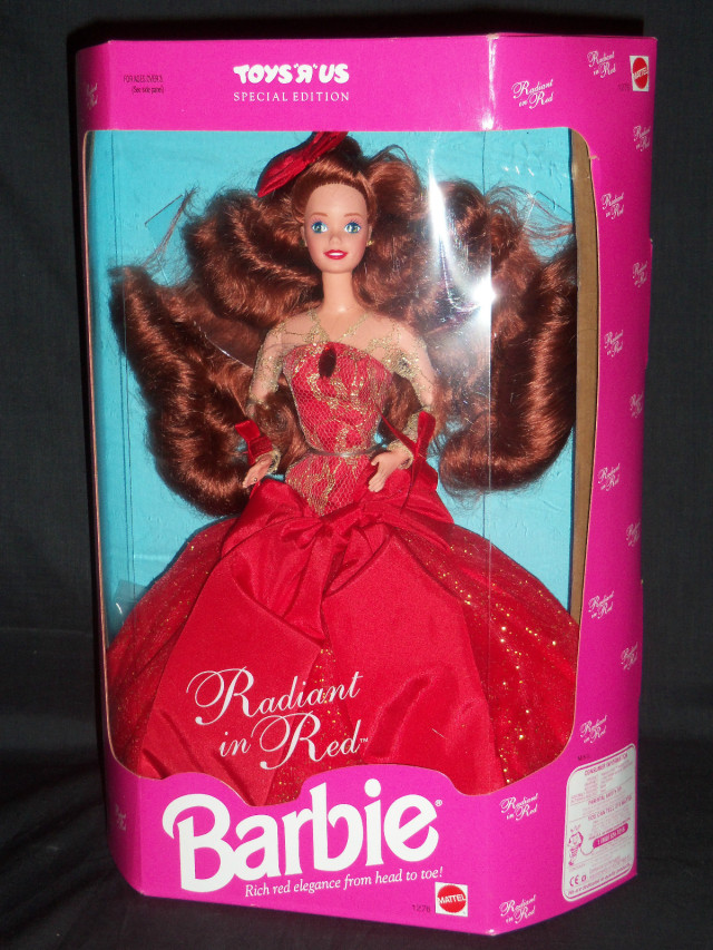 radiant in red barbie