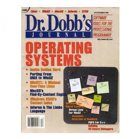 Macity: Dr. Dobbs Journal: chiude dopo 38 anni la storica rivista di informatica USA
Nuooo :(