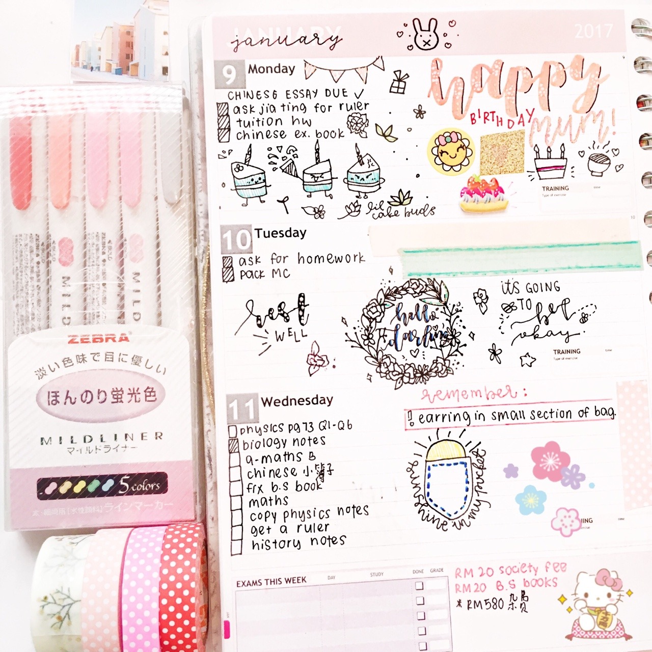Inspire Planner Aesthetics See More Of My Planner On My 