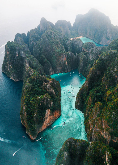 coiour-my-world:Phi Phi Leh Island, near Phuket, Thailand |...