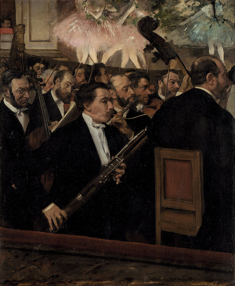 barcarole:
“L’Orchestre de l’Opéra, Edgar Degas, ca. 1870.
”