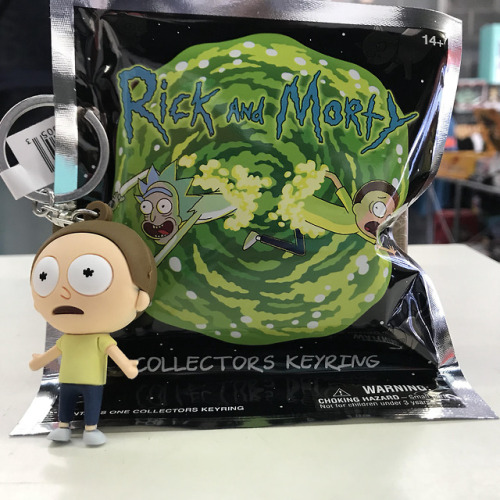 rick and morty blind bag keychain