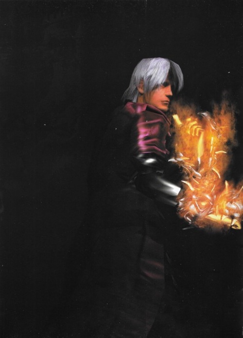 video-games-girls-play-to:Devil May Cry 1 Dante artwork ❤️