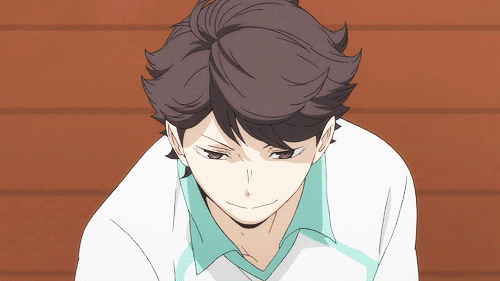 Image result for oikawa gif
