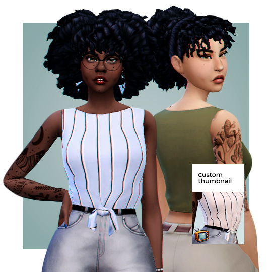 Women's - foursims's madeleine top recolour | SimsWorkshop