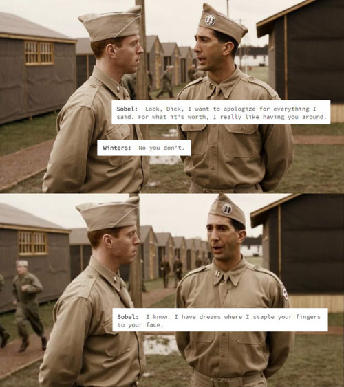 ucalledmebabe:band of brothers + incorrect quotes(text from...