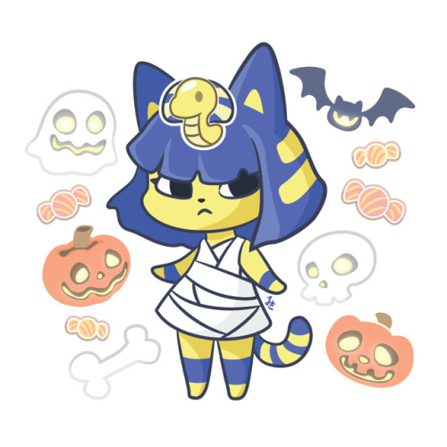 ankha and lucky | Tumblr