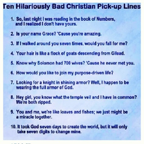 christianpickuplines on Tumblr
