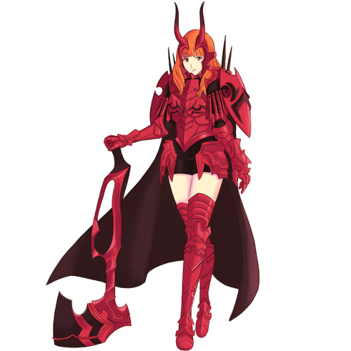 truejekart:Celica in Walhart-like armor  :) (her...