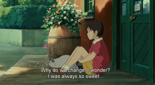 freshmoviequotes:Whisper of the Heart (1995)