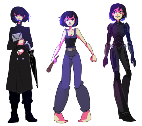 offishwhite:A few quick Mako outfits bc why not she’s a cutie...