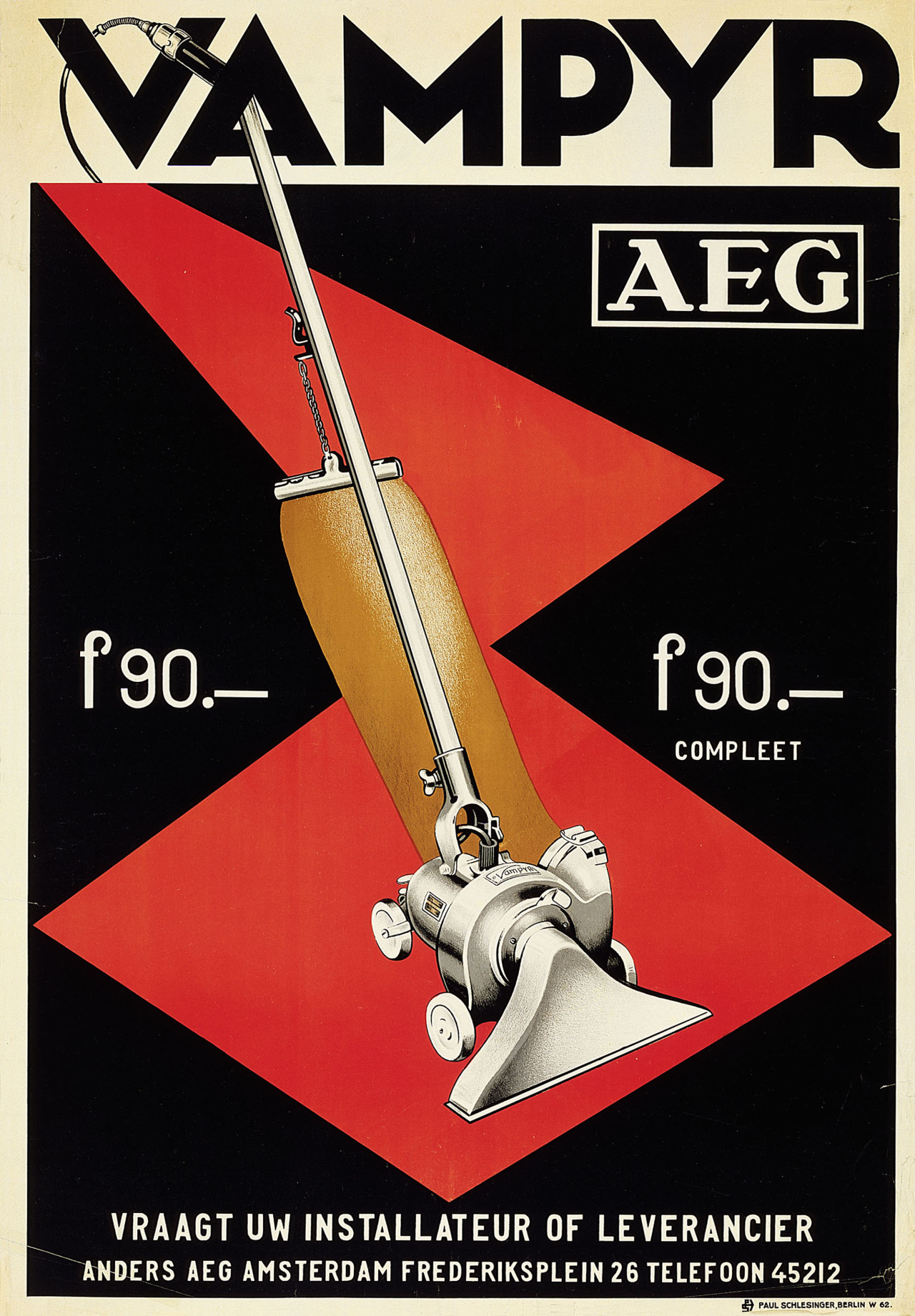 Design is fine. History is mine. — AEG poster for Vampyr