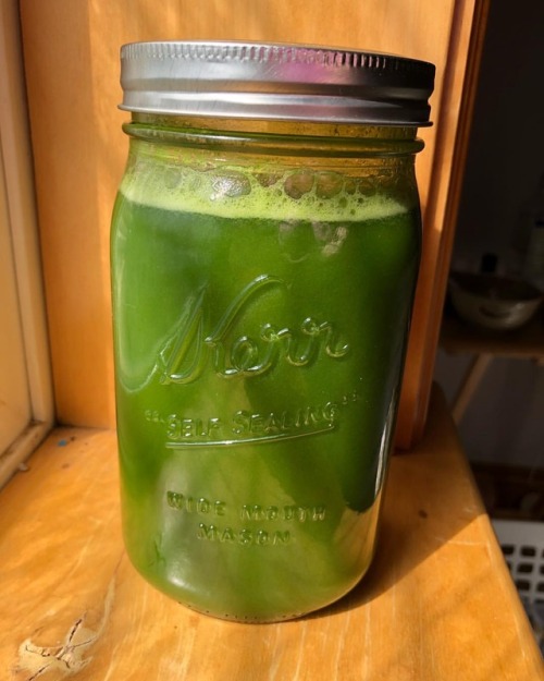 Starting my day off with a Mean Green #Juice! After weeks of not...