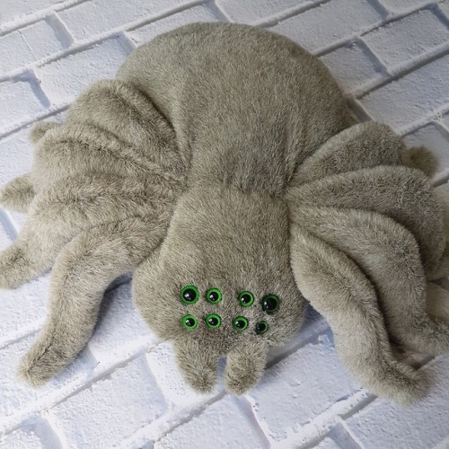 sosuperawesome:Giant Plush SpidersZoo Toys on EtsySee our...