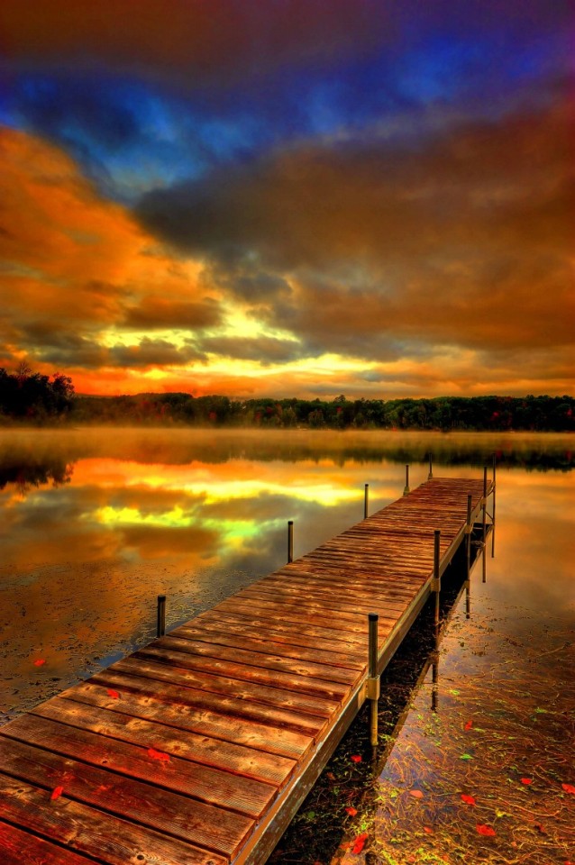 Nightfall on the dock by Gary Koenig - Chronicles of a Love Affair with ...