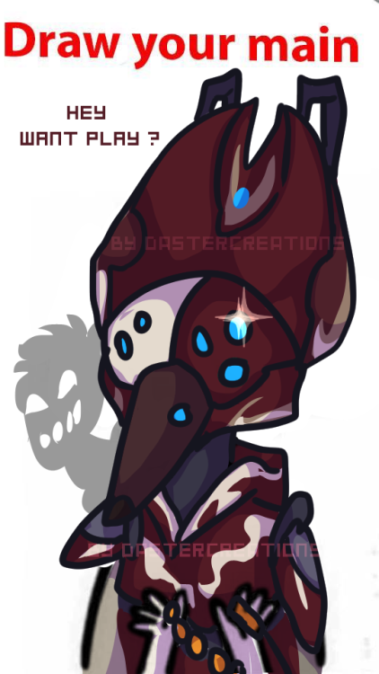 endermanalbino:Good XDDD i draw this in a group of Warframe...