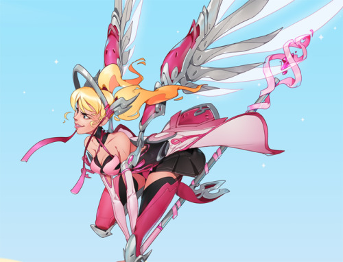 dashiana:A long overdue pink Mercy! I felt like animating...