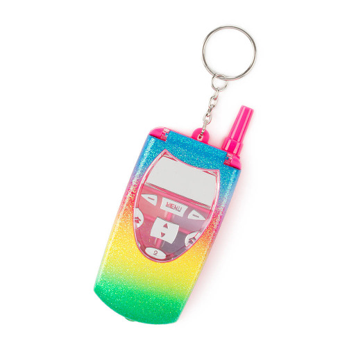 glitter cellphone flip phone tech kidcore rainbowcore