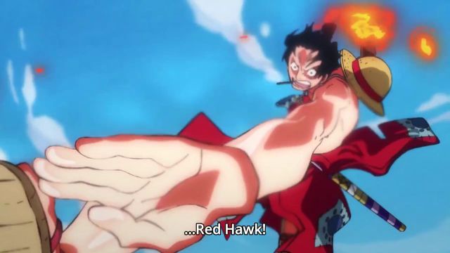 One Piece Wallpaper How Does Luffy Use Red Hawk