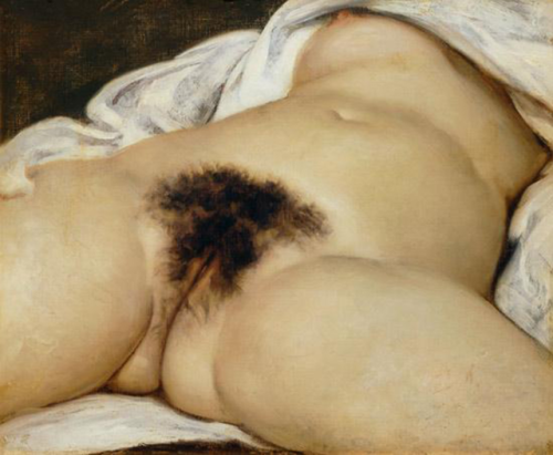 femaleintimacy:Gustave Courbet - The Origin of the World...