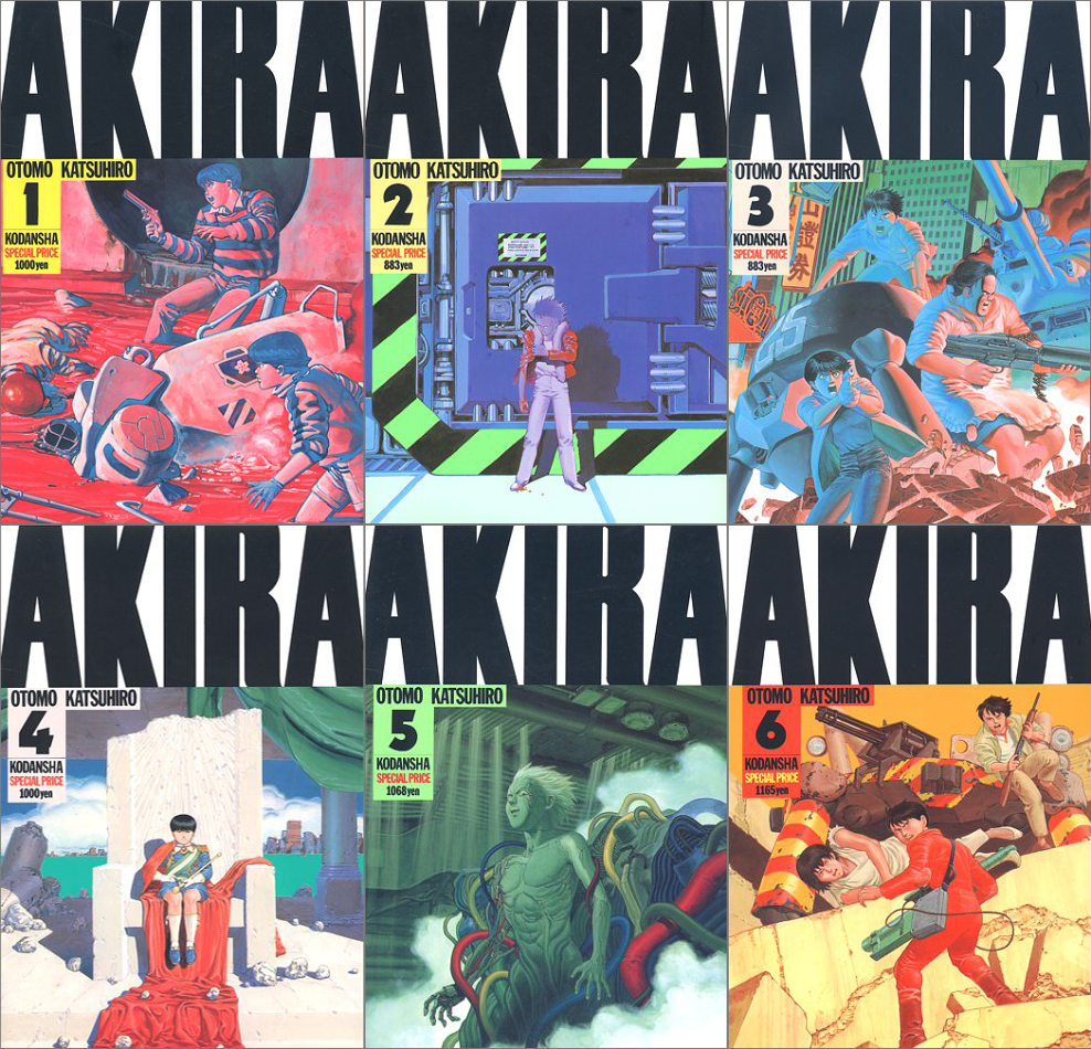 akira volumes 1 6