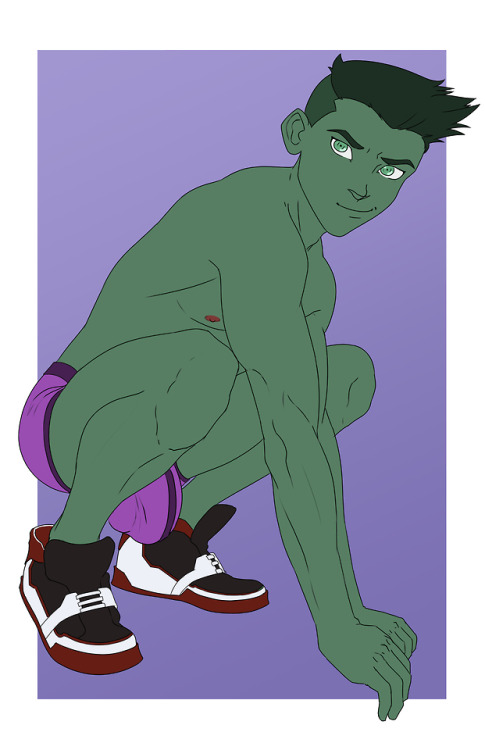 sinnerblade:I’m obsessed with Beast Boy’s new design. Just a...