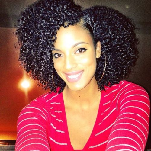 naturalhairqueens:Wash and Go on Point! (All her real natural...