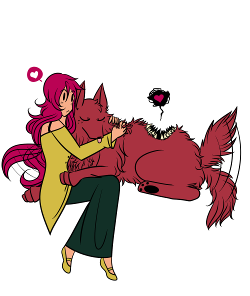 saccharinescorpion:Werewolf Boyfriend Who’s Also A Cerberus...