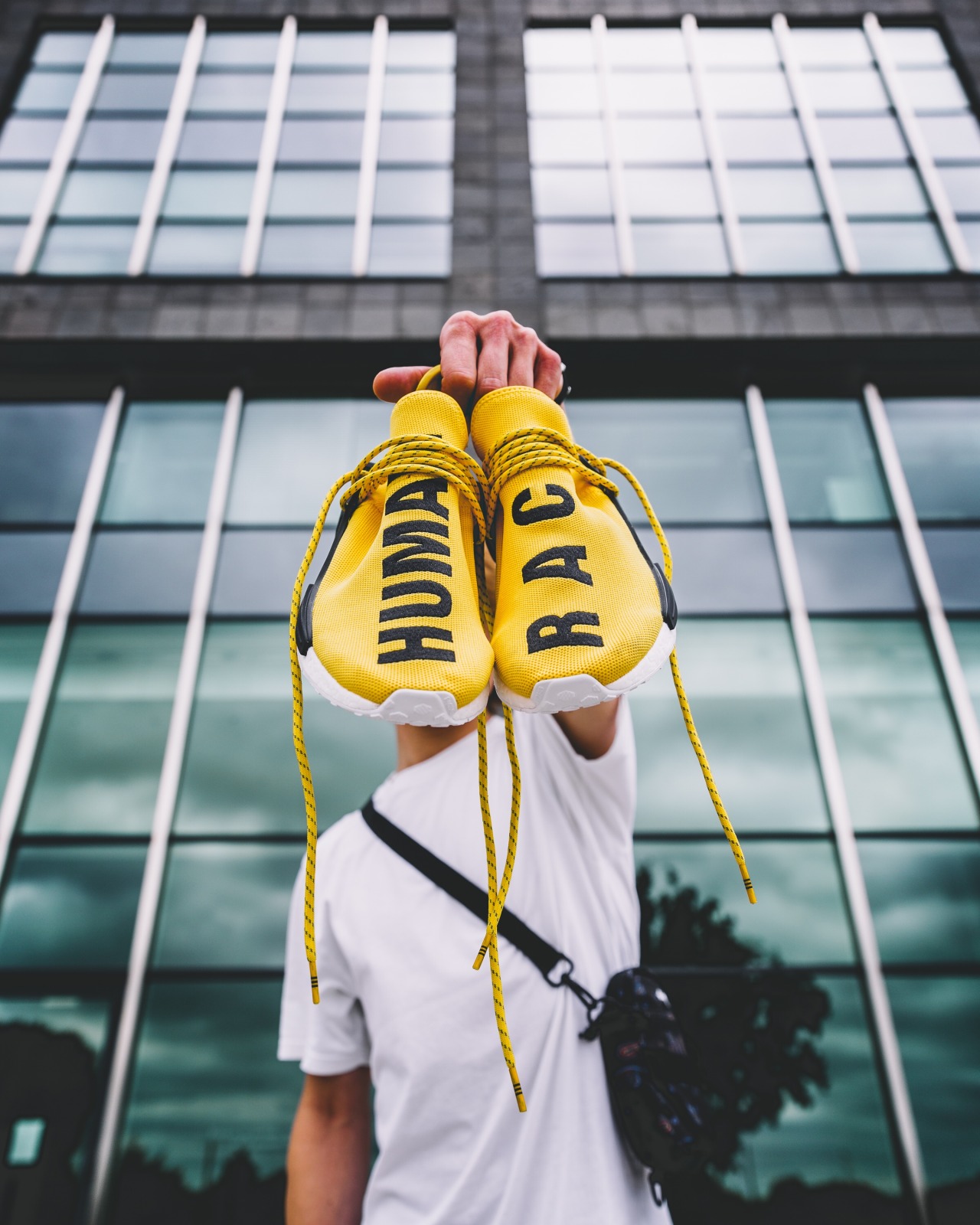 pharell nmd on feet