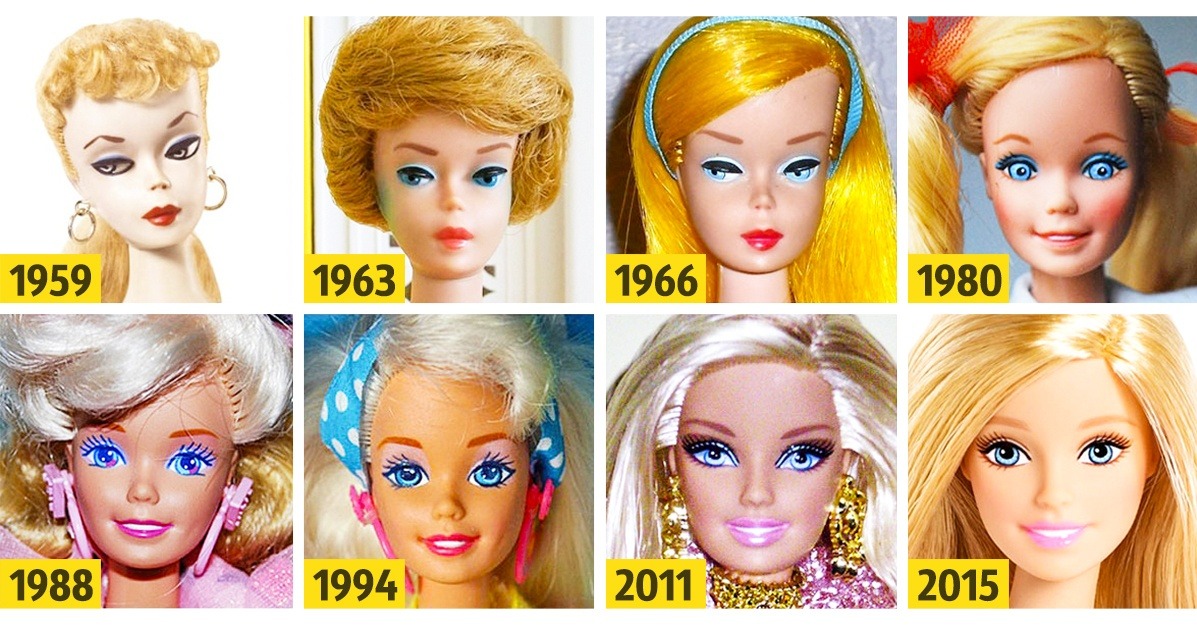 barbie through the decades