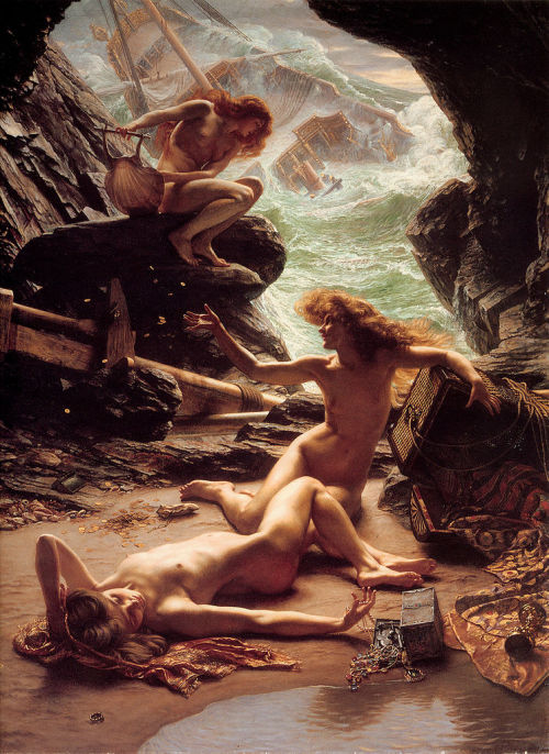 wonderwarhol:Cave of the Storm Nymphs, 1903, by Edward Poynter...