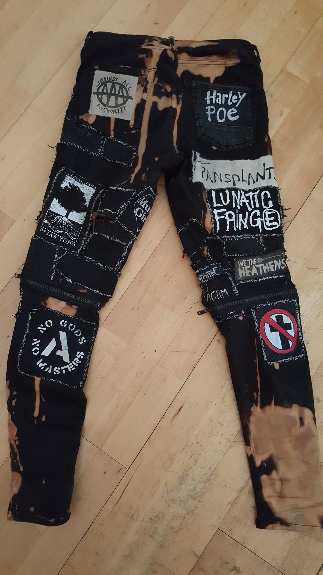 patch jeans on Tumblr