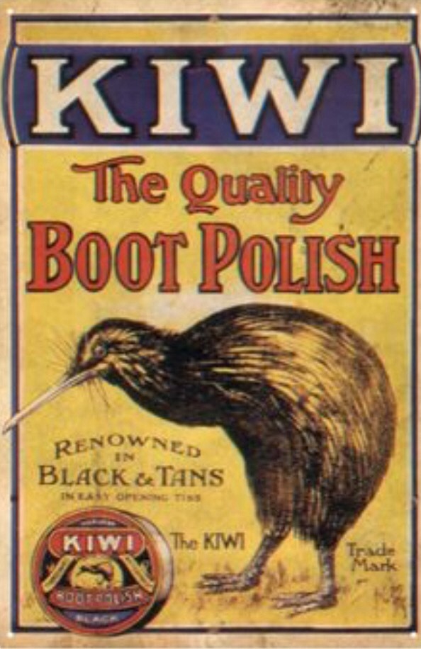 polish boots with kiwi