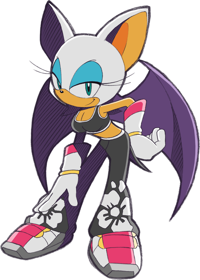 rouge the bat figurine