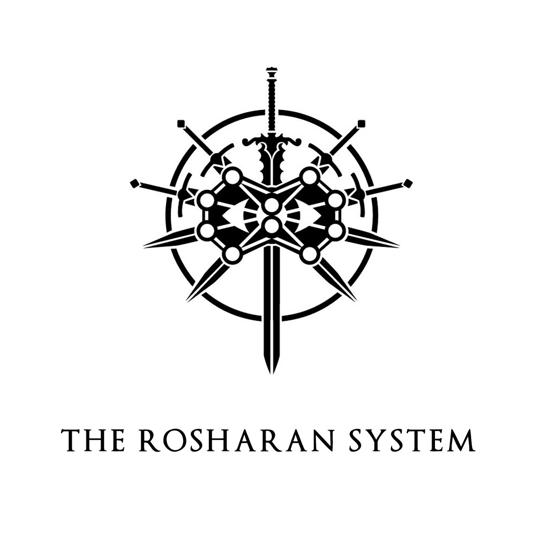 Imaginary Roshar — Star Chart Of The Rosharan System Colored And Bw