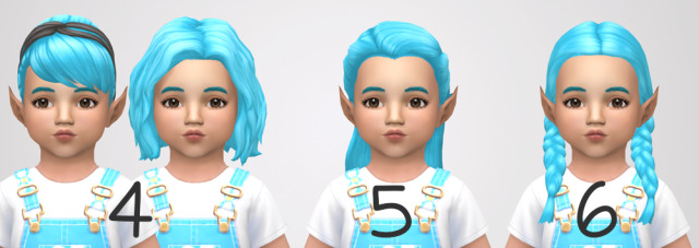 Lilsimsie Faves Noodlescc Get To Work Hair Recolors