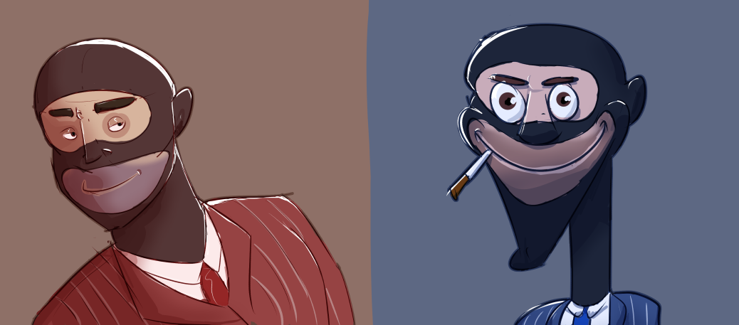 Can I get — there are only two correct ways to draw the spy