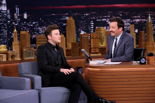 chriscolfernews:Actor/Author Chris Colfer during an interview...