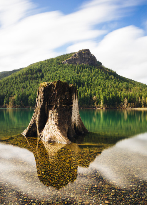 itakephotosofallthethings:In Calm. In Motion.Rattlesnake Lake,...