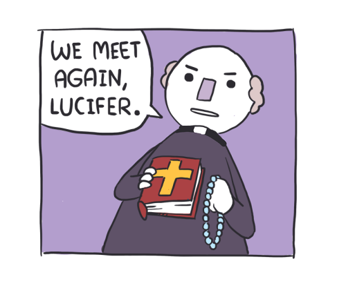 owlturdcomix:Exorcisms require privacy.image | twitter |...