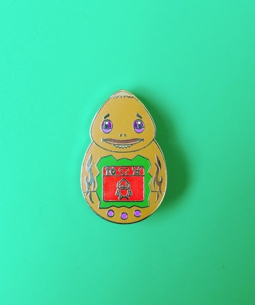 retrogamingblog:Legend of Zelda Tamagotchi Pins made by...