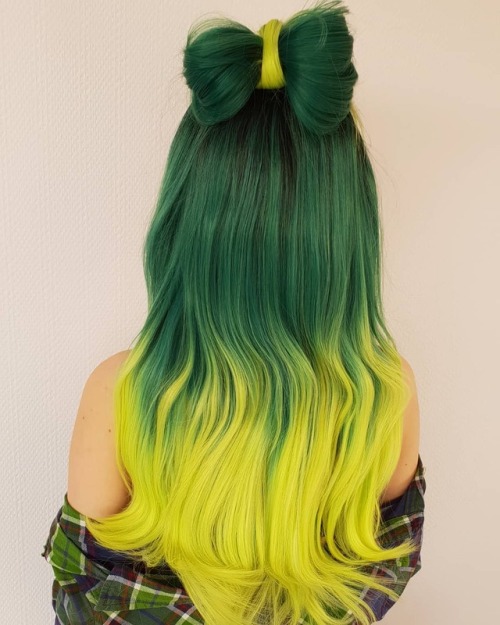 Two Tone Hair Color Tumblr