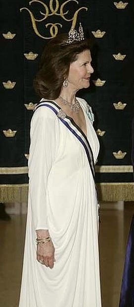 The Tiaras of Queen Silvia of Sweden Edward VII...