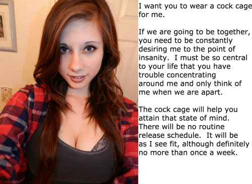 chastityfemdom:Would you stay chaste for her? 